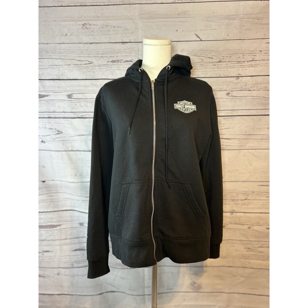 Harley-Davidson Wounded Warrior Project Zip Hoodie Black Size L